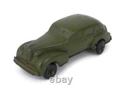 1930s Auburn Rubber Co. Green Coffin Nose Car 4 Door Sedan Vintage Toy Cars