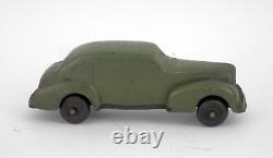 1930s Auburn Rubber Co. Green Coffin Nose Car 4 Door Sedan Vintage Toy Cars