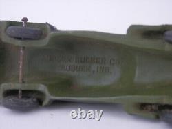 1930s Auburn Rubber Co. Green Coffin Nose Car 4 Door Sedan Vintage Toy Cars