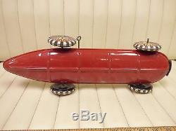 1930s MARX Racer 12 Tin Toy Wind Up Indy Car 17 Long