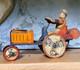 1930s Marx Whoopee Car Tin Litho Windup Crazy Car Cowboy Driver Cow Wheels