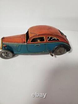 1930s Rico Spanish Tin Coupe wind up Car! Still Works