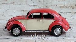 1934 Red And White Classic Model 112-scale Car Home Decor Figurine Deal