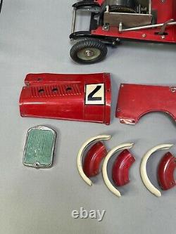 1936 Marklin 1101 1007 Pre-War Tin Toy Construction Kit Racing Car Toy Wind Up