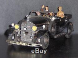 1937 Germany TIPPCO Der Wagen Des Fuhrers Mercedes-Benz 770 Tin Wind Up Car