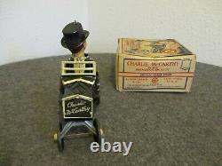 1938 MARX CHARLIE MCCARTHY IN HIS BENZINE BUGGY WIND-UP CAR With ORIGINAL BOX