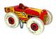 1940'S MARX TIN LITHO WIND UP #2 MIDGET SPECIAL RACE CAR with DRIVER