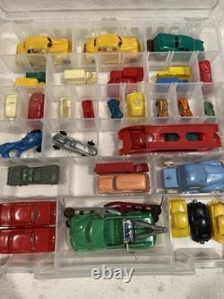 1940's Toys Trucks Cars Metal and Plastic Lot of 3 Vintage
