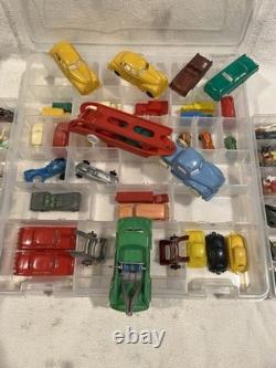 1940's Toys Trucks Cars Metal and Plastic Lot of 3 Vintage