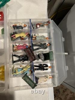 1940's Toys Trucks Cars Metal and Plastic Lot of 3 Vintage