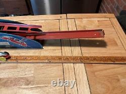 1940s Wolverine Tin Litho Toy Jet Roller Coaster with Little Car MFD Original Box