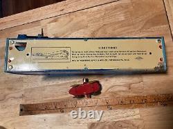 1940s Wolverine Tin Litho Toy Jet Roller Coaster with Little Car MFD Original Box