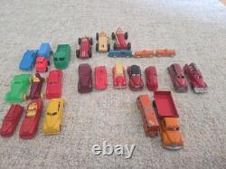 1945-1960's Marx & Manoil Sun Rubber Tootsie Toy Cars Lot of 24