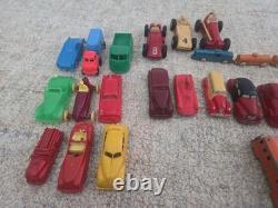 1945-1960's Marx & Manoil Sun Rubber Tootsie Toy Cars Lot of 24