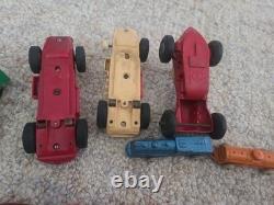 1945-1960's Marx & Manoil Sun Rubber Tootsie Toy Cars Lot of 24