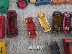 1945-1960's Marx & Manoil Sun Rubber Tootsie Toy Cars Lot of 24