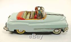 1949 Cadillac Convertible Japanese Tin Car with Driver and Passenger NR