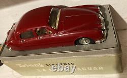 1950'S/60'S TRIANG ELECTRIC Jaguar 2.4 Rare Red 120 SCALE BOXED Vintage Minic