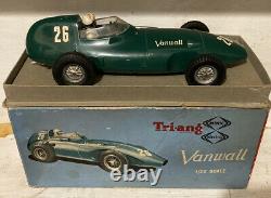 1950'S/60'S TRIANG ELECTRIC Vanwall Racing GREEN 120 SCALE BOXED Vintage Minic