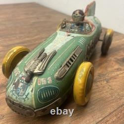 1950'S ORIGINAL YONEZAWA ATOM #153 FRICTION RACER TIN CAR MADE IN JAPAN Space