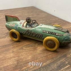 1950'S ORIGINAL YONEZAWA ATOM #153 FRICTION RACER TIN CAR MADE IN JAPAN Space