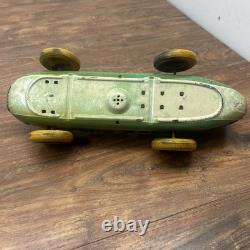 1950'S ORIGINAL YONEZAWA ATOM #153 FRICTION RACER TIN CAR MADE IN JAPAN Space