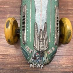 1950'S ORIGINAL YONEZAWA ATOM #153 FRICTION RACER TIN CAR MADE IN JAPAN Space