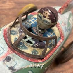 1950'S ORIGINAL YONEZAWA ATOM #153 FRICTION RACER TIN CAR MADE IN JAPAN Space