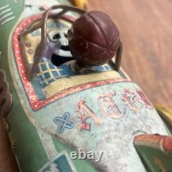 1950'S ORIGINAL YONEZAWA ATOM #153 FRICTION RACER TIN CAR MADE IN JAPAN Space