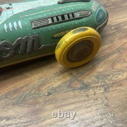 1950'S ORIGINAL YONEZAWA ATOM #153 FRICTION RACER TIN CAR MADE IN JAPAN Space