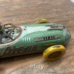 1950'S ORIGINAL YONEZAWA ATOM #153 FRICTION RACER TIN CAR MADE IN JAPAN Space
