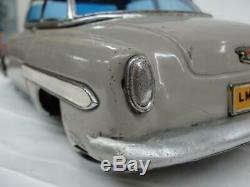 1950's 54 Linemar Tin Friction Chevrolet Bel Air Chevy Coupe Sedan Large Car Toy