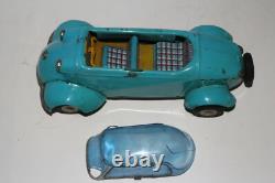1950's Bandai Messerschmitt Tiger Tin Friction Car, Original