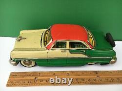 1950's NASH RAMBLER Tri-Color Tin Friction 8 CAR Lithographed Kusama Toy- Japan
