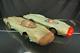 1950's Rare Yonezawa Atom Jet #58 Race Car Space Toy Bodies For Parts Only