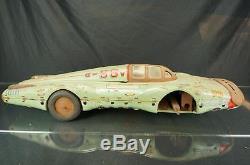 1950's Rare Yonezawa Atom Jet #58 Race Car Space Toy Bodies For Parts Only