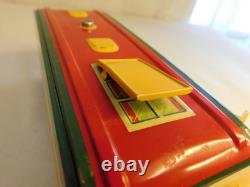 1950's TIN Litho FRICTION OLDSMOBILE Car/TRAILER HOUSE by YONEZAWA Hugh Ugoli