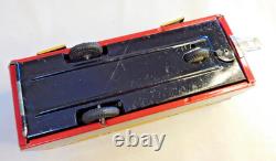 1950's TIN Litho FRICTION OLDSMOBILE Car/TRAILER HOUSE by YONEZAWA Hugh Ugoli