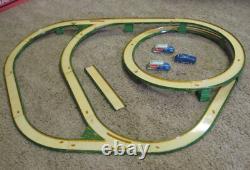 1950's Vintage TIPPCO US Zone Germany TIN TOY WINDUP RACE CARS SET withTRACK