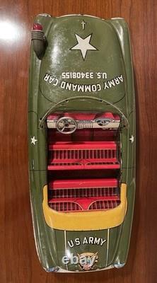 1950's Vintage Tin / Pressed Steel US Army Command Car