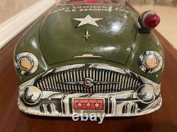 1950's Vintage Tin / Pressed Steel US Army Command Car
