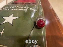 1950's Vintage Tin / Pressed Steel US Army Command Car