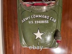 1950's Vintage Tin / Pressed Steel US Army Command Car