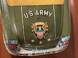 1950's Vintage Tin / Pressed Steel US Army Command Car