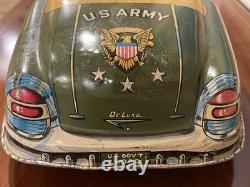 1950's Vintage Tin / Pressed Steel US Army Command Car 1950's Vintage Tin / Pressed Steel US Army Command Car