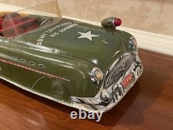 1950's Vintage Tin / Pressed Steel US Army Command Car