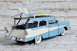 1950s 1 Pickup Truck Nomad Car Race Metal Carousel Blue Color Decor SALE