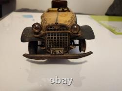 1950s Arnold Tin Litho Tin Lizzy Jalopy Car Vintage Toy Germany