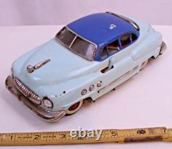 1950s BUICK ELECTROMOBILE CAR TIN BATTERY TOY BY M OF JAPAN IN LIGHT BLUE
