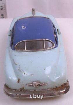 1950s BUICK ELECTROMOBILE CAR TIN BATTERY TOY BY M OF JAPAN IN LIGHT BLUE